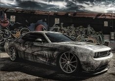 Military-Themed Dodge Challenger SRT 392 Has WWII Shark Teeth Fighter Wrap