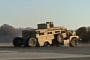 Military Vehicle Fails Brake Test: Axle Comes Out