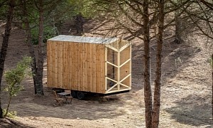 Millennia of Woodworking Lead to the Guincho Tiny House: Mobile and Functional Art Deco