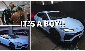 Millionaire Uses a Lamborghini Urus for the Ultimate, Most Expensive Gender Reveal