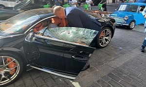 Millionaire’s Bugatti Chiron Smashed in Traffic With a Hammer, Over a Platinum Rolex