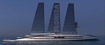 Mind-Blowing 525-Foot Superyacht Concept Florida Harnesses Power of the Sun