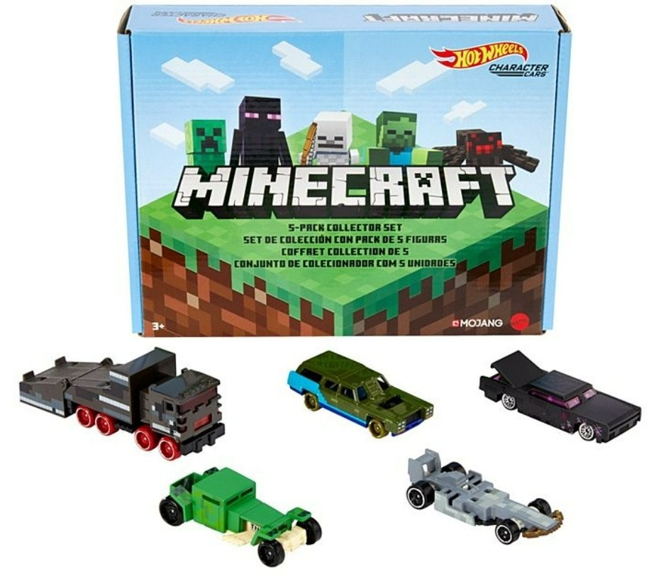 Minecraft and Incredibly hot Wheels Reveal Five-Motor vehicle Collector’s Established for Blockhead Fans