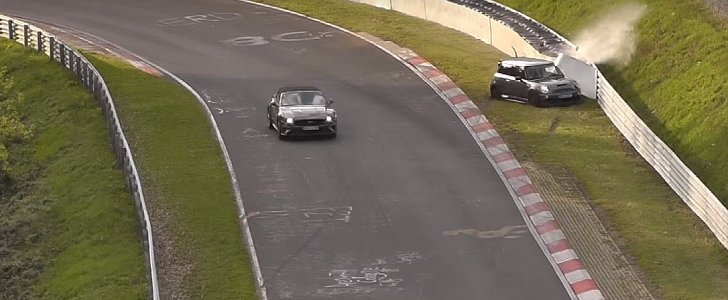 Mini Cooper S JCW Has Ridiculous Nurburgring Crash