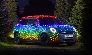 MINI Electric Gets Wrapped in 2,000 Smart LEDs, Embarks on Five-Week Charity Tour