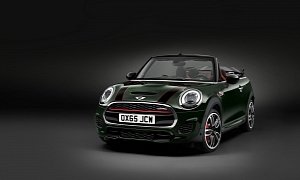 Mini John Cooper Works Convertible Wears a Helmet in Its Hair, Starts at $36,450