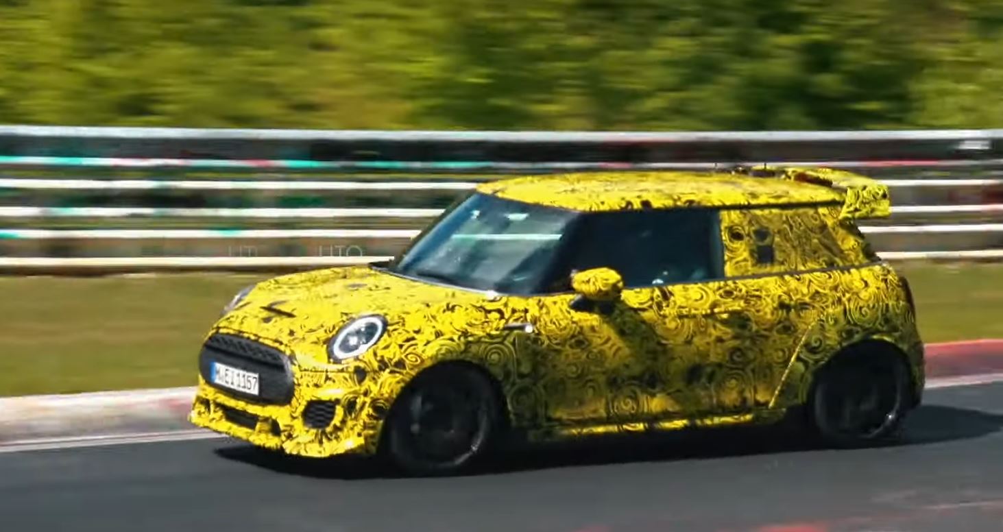 Mini John Cooper Works wears a racing suit for the Nürburgring