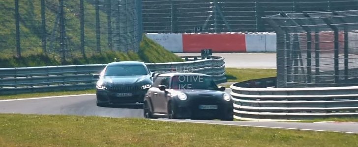 MINI John Cooper Works GP vs. BMW 8 Series Gran Coupe Nurburgring Chase