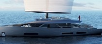 Mini Juno Hybrid Sailing Yacht Concept Defies Conventional Yacht Design Principles