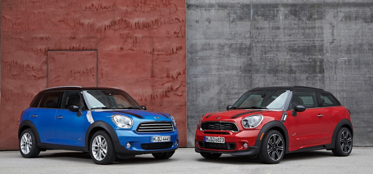 MINI Cooper Paceman and Countryman in JCW Trims