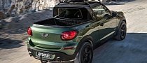 MINI Paceman Pickup Truck Goes Official, Has a Snorkel