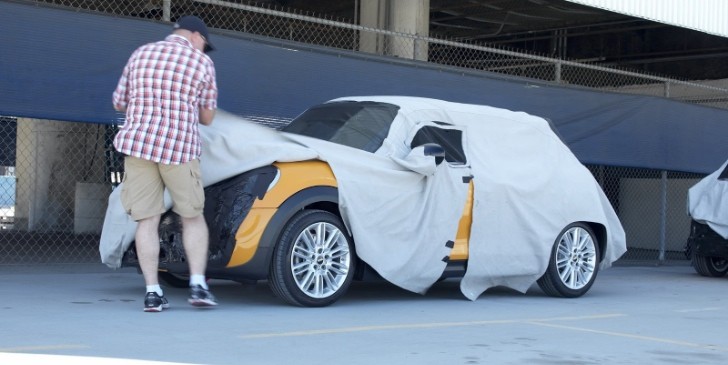 MINI Cooper S under wraps