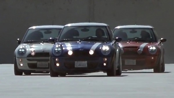 These three MINI Coopers were among the first electric cars of this millenium
