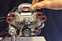 Miniature 45cc Model V8 With Fuel Injection: Art and Engineering