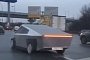 Miniature Tesla Cybertruck Spotted in Traffic, Was Built in a Shed