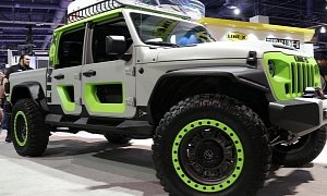 Minimalist Jeep Gladiator Half Doors Have Big "Vent Holes"
