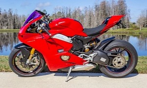 Mint-Condition 2018 Ducati Panigale V4 S With Low Mileage Looks Tremendously Awe-Inspiring
