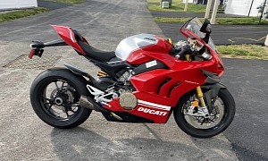 Mint-Condition 2019 Ducati Panigale V4 R With Two-Digit Mileage Is One Pricy Track Toy