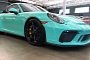 Mint Green 2018 Porsche 911 GT3 with Yellow PCCB Calipers Looks Uber-Fresh