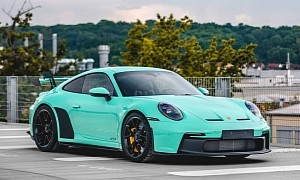 Mint Green 2022 Porsche 911 GT3 Shows Badass Paint To Sample Spec