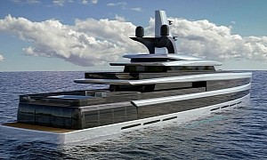 Mirage Superyacht Concept Is a 272-Ft Chimera on the Water