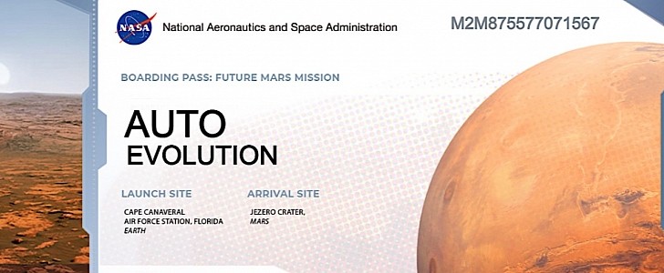 Boarding pass for the next mission to Mars