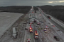 Missouri Pileup Drone Footage Shows Rapid Freeze Effects on Roads