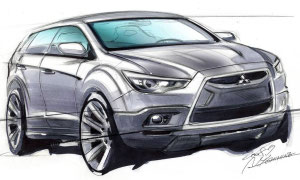 Mitsubishi Compact Crossover Official Sketch