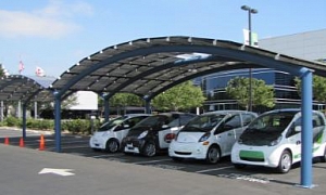 Mitsubishi Debuts Solar-powered Vehicle Charging Station in California