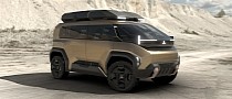 Mitsubishi D:X Concept Arrives at Japan Mobility Show as an Electrified Crossover MPV