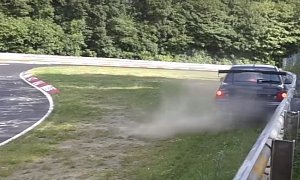 Mitsubishi Evo Nurburgring Crash is a Quick Driving Lesson
