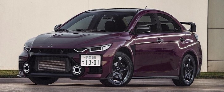 Mitsubishi Evo revival rendering