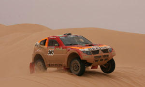 Mitsubishi Pull Out of Dakar Rally