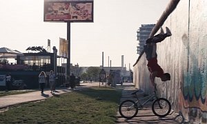 Mixing BMX Tricks with Parkour Moves on the Streets of Berlin Looks like a Good Idea
