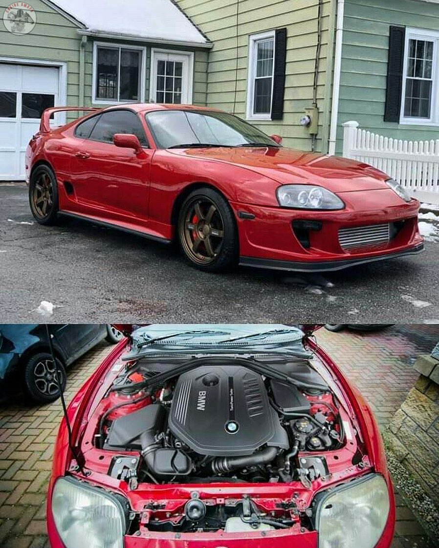 Mk Iv Toyota Supra With B58 Bmw Engine Looks Almost Real Is
