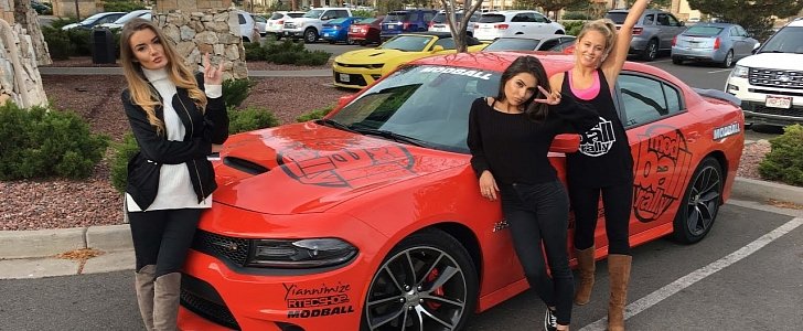 Modball Girls Help Review the Dodge Charger, Know Nothing About Cars