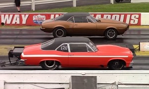 Modded 1969 Chevy Nova Murders Everything at the Drag Strip With 7.43-Second Run