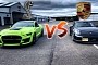 Modded 2020 Mustang Shelby GT500 Races Tuned Porsche 911 Turbo S, Gets Destroyed