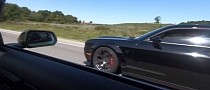 Modded 2020 Mustang Shelby GT500 Races Tuned Hellcat Redeye, Victory Is Flawless