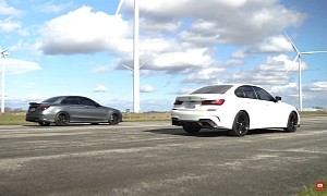 Modded BMW M340i Drags Tuned AMG C 43, Absolute Humiliation Quickly Ensues