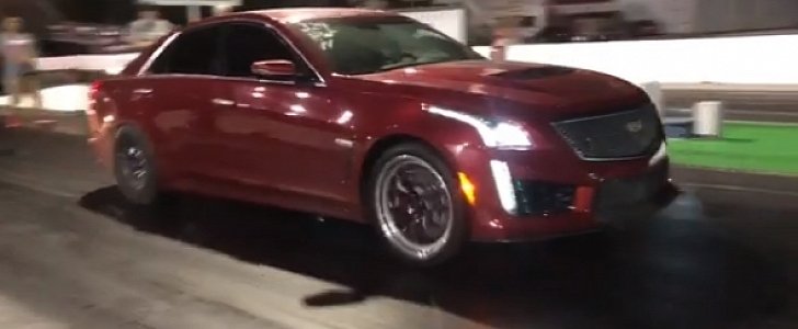 Modded Cadillac CTS-V Sets 1/4-Mile World Record