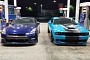 Modded Dodge Challenger Hellcat Races Tuned Nissan GT-R, Brutality Follows