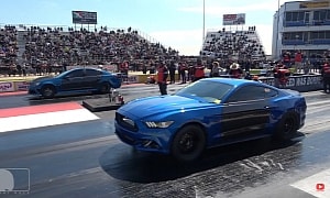 Modded Pontiac G8s Twice Drag Heavily Tuned Ford Mustang 5.0s With Surprising Results