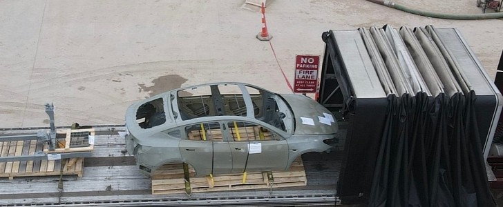 Tesla Model Y body-in-white without structural battery pack shows that Tesla needs more than the 4680 cells