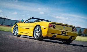 Modena Yellow 1998 Ferrari F355 Spider Is a Gated Dream of Autumn and Spring