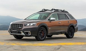 Modern AMC Eagle Blends Subaru Outback With Durango DNA for New Woodie Style