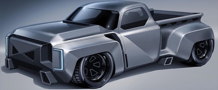 Modern Chevrolet C10 Looks Like The Stepside Truck Gm Needs To Build Autoevolution