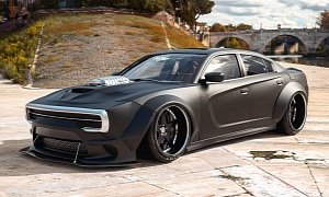 Modern Dodge Charger Gets 1970 Face Swap, Looks Spot On