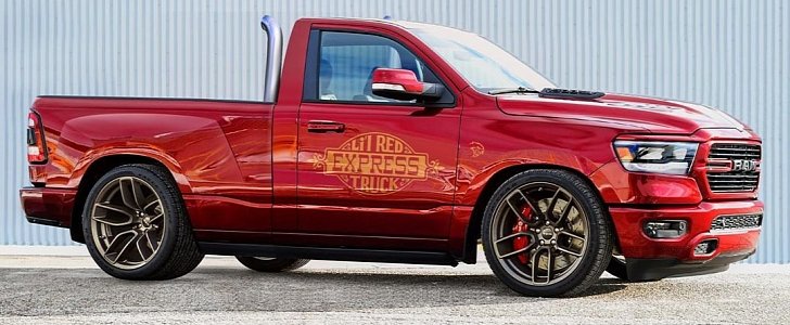Modern Dodge "Lil’ Red Express" rendering