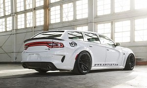 Modern Dodge Magnum Hellcat Redeye Is the Widebody Charger Wagon to Thrash Around